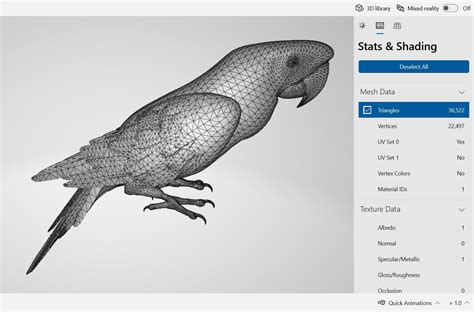 Parrot 3D Printing Model