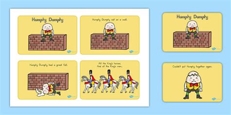 Humpty Dumpty Story Sequencing (l'insegnante ha fatto)