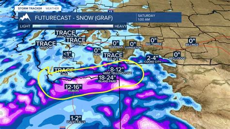 Wintry travel from Monida pass to West Yellowstone through Friday