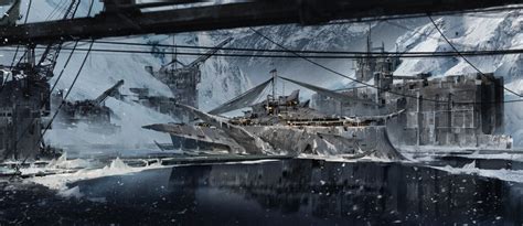 ArtStation - Cold shipyard