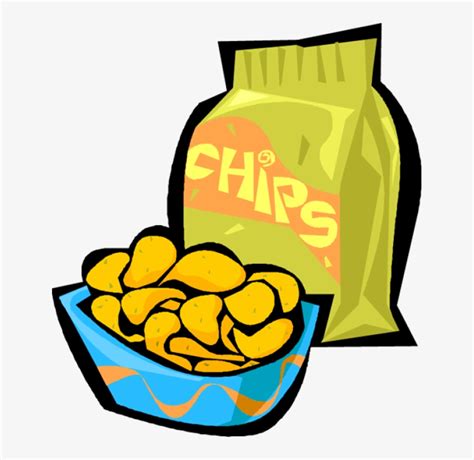 Bag Of Potato Chips Clipart