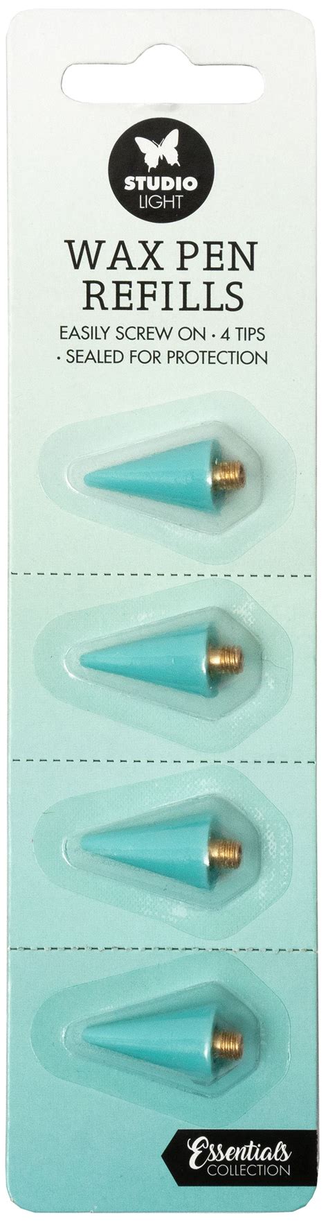 Studio Light Wax Pen Pick-Up Tool Replacement Tips 4/Pkg- - 8713943137475