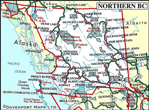 Map of Northern British Columbia – Vancouver Island News, Events ...