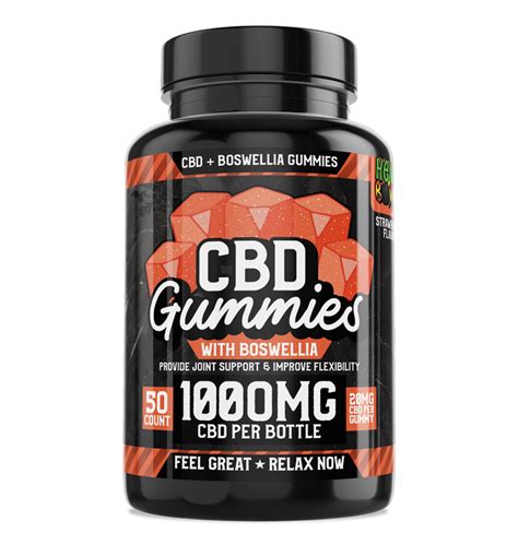 50-Count Boswellia CBD Gummies | Hemp Bombs®