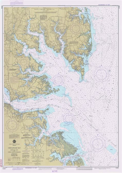 York River - Yorktown Entrance 1984 - Old Map Nautical Chart AC Harbors 494 - Virginia - OLD MAPS