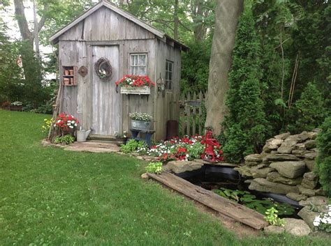 Pillanatok | Shed landscaping, Rustic gardens, Backyard sheds