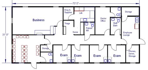 Modular Buildings and Mobile Offices | Office floor plan, Medical ...