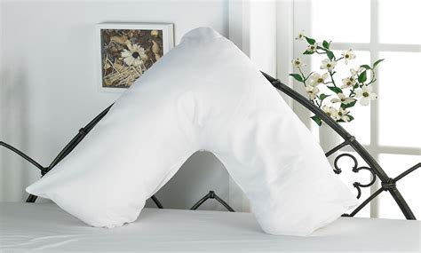 V-Shaped Pillow with Cover | Groupon