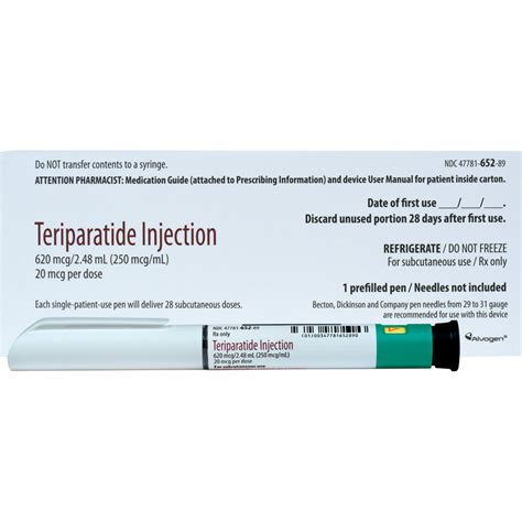 Teriparatide Injection Dosage & Rx Info | Uses, Side Effects