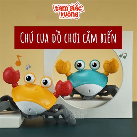 Chú Cua Thông Minh Biết Tránh Chướng Ngại Vật Bằng Cảm Biến - Đồ Chơi Con Vật Dễ Thương Cho Bé ...