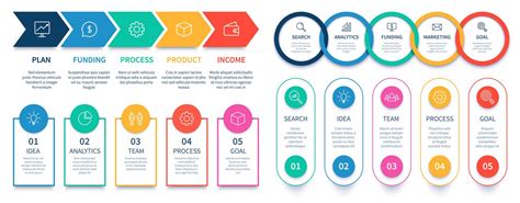 Process steps infographic chart. Business diagram step By Tartila | TheHungryJPEG