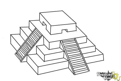 How to Draw a Ziggurat - DrawingNow | Drawing lessons for kids, Easy ...