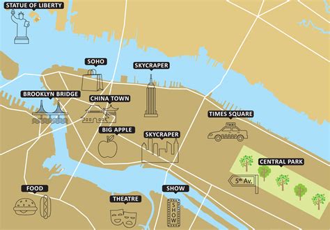 Brooklyn Map Vector at GetDrawings | Free download