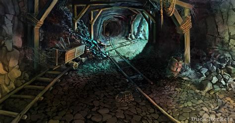 ArtStation - Abandoned old mine