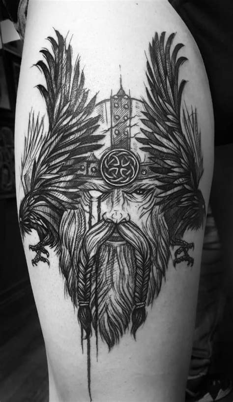 Odin Tattoos: Meanings, Symbols, Tattoo Designs & Ideas