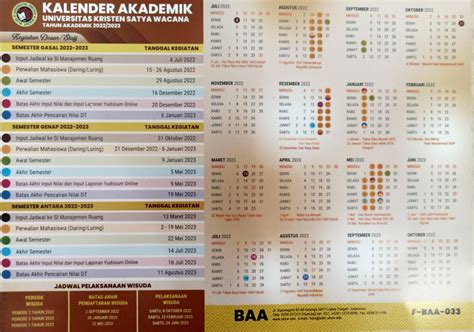 UKSW | Kalender Akademik UKSW