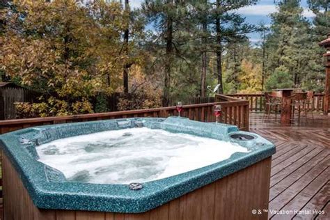 Soak up the view | Ruidoso cabins, Hot tub, Country cabin