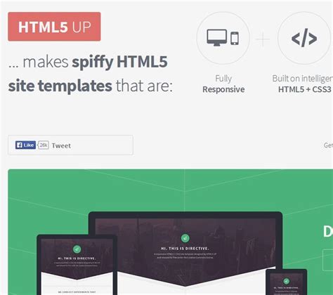 HTML5 UP! Responsive HTML5 and CSS3 Site Templates http://html5up.net/ | Template site ...