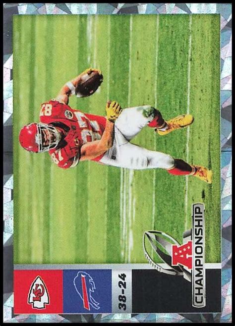 2021 Panini Stickers 3 AFC Championship Foil Chiefs vs Bills NFL ...