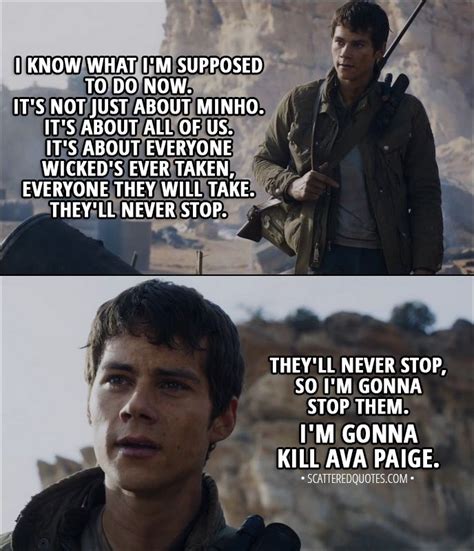 10+ 'Maze Runner: The Scorch Trials (2015)' Quotes: "The maze was just ...