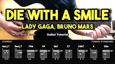 Die With A Smile - Lady Gaga, Bruno Mars | Easy Guitar Chords Tutorial ...