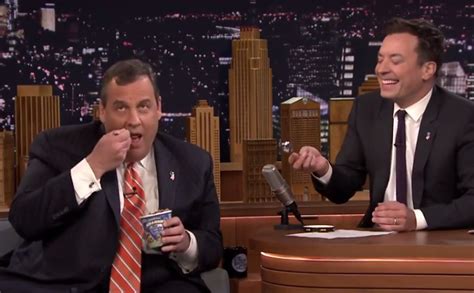 Over ice cream, Christie tells Fallon he'll announce something in "May or June" - The Save ...