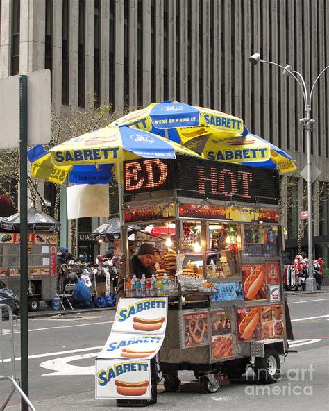 The Ubiquitous NYC Food Cart Photograph by Louise Peardon