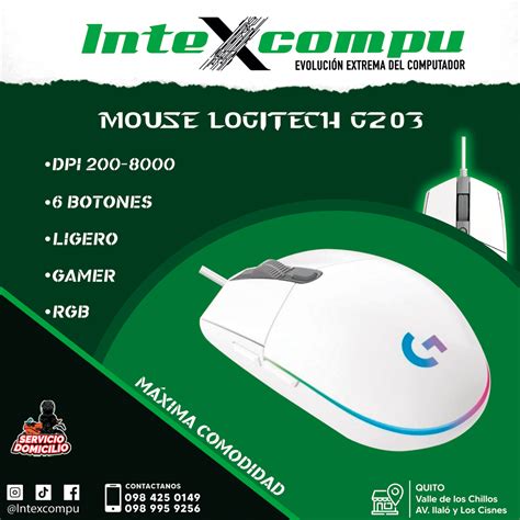 Mouse Logitech G203 Lightsync