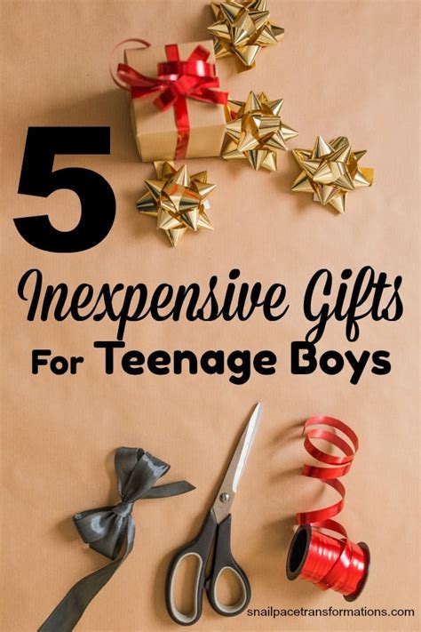 5 Inexpensive Gifts For Teenage Boys