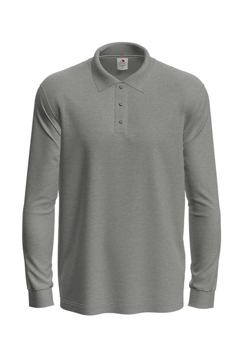 Stedman Polo Long Sleeve Long sleeve polo shirt for men