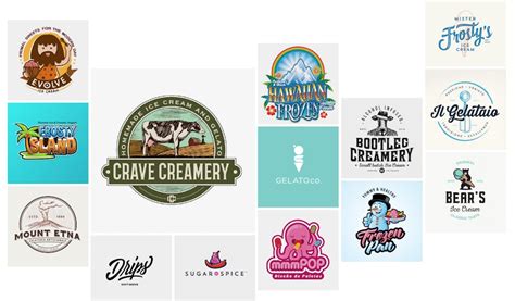 30 logos de crème glacée à s'en lécher les doigts - 99designs