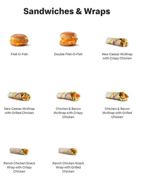 McDonald's Canada Menu and Coupons