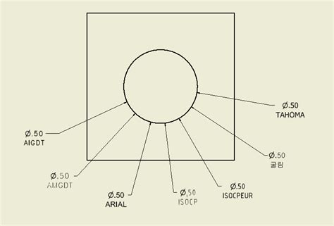 Simbol Diameter Autocad - Materi Soal