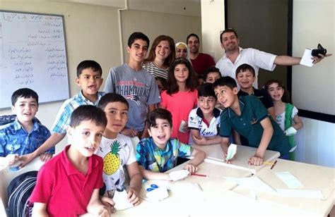 Inspiring Syrian children, and drawing inspiration