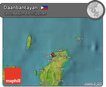 Free Satellite Map of Daanbantayan