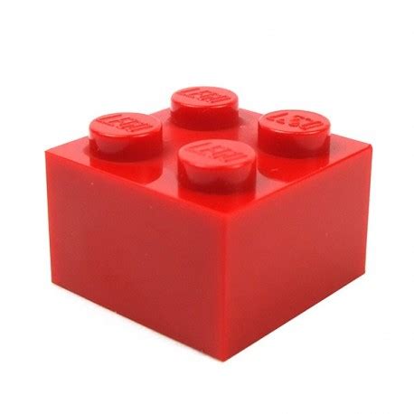 Lego Spare Parts Brick 2x2 (Red)