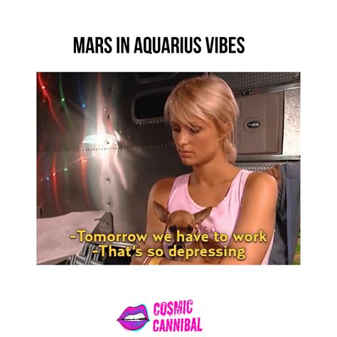 What Venus and Mars in Aquarius means (with memes) - The Scribe