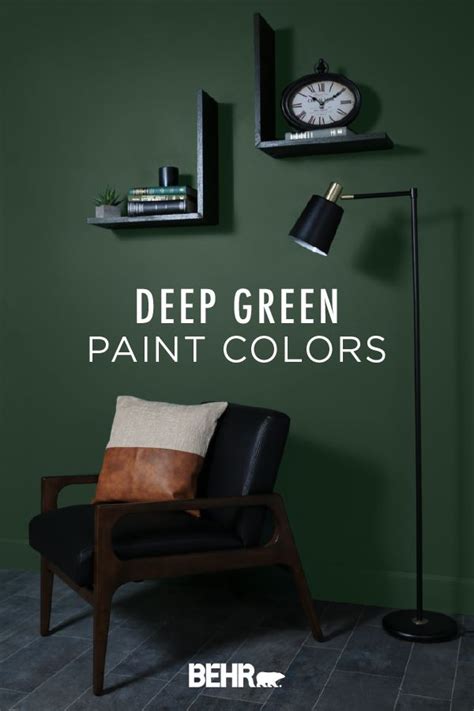 FAQ: Evergreens Color Palette | Colorfully BEHR | Green paint colors bedroom, Dark green living ...