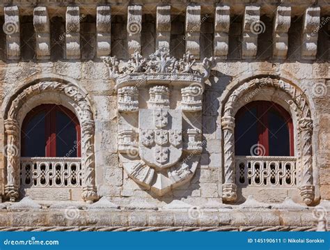 Belem Tower Architecture Detail - Lisbon Portugal Stock Image - Image of ancient, portugal ...