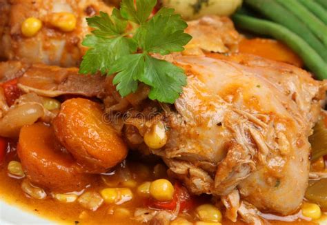 Chicken Stew with Vegetables Stock Photo - Image of stew, chicken: 10822308