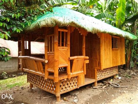 Pin by Gimini on Bahay Kubo | Bamboo house design, Bamboo house, House ...