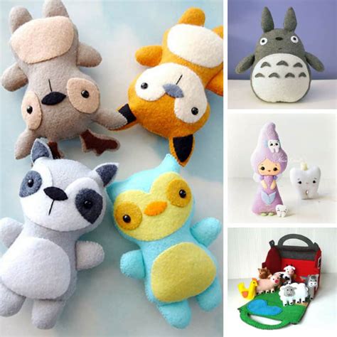 33 Super Cute Felt Toy Patterns Your Kids Will Love to Play With!