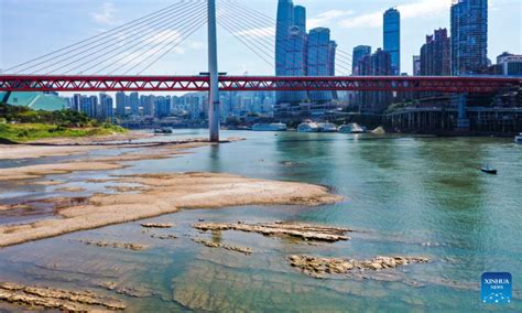 Water level of Jialing River in SW China falls significantly - Global Times