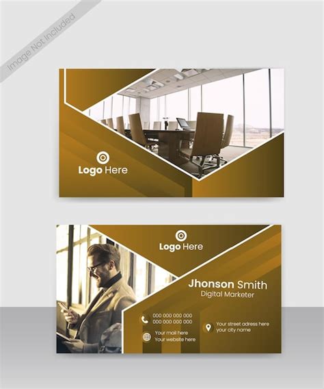 Premium Vector | Creative modern minimalist business card design template