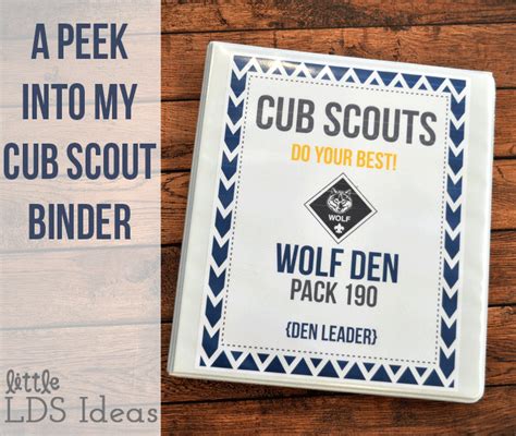 Boy Scout Binder Cover Printable - Printable Word Searches