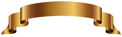 Gold Banner Transparent PNG Clip Art Image | Gallery Yopriceville - High-Quality Images and ...