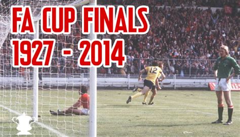 Arsenal's FA Cup final history 1927 - 2014 (part 2) | Arseblog ... an ...