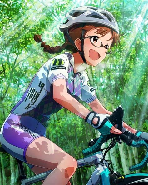 Pin by Douglas Sherrill on 自転車美少女 | Biker art, Bicycle art, Anime