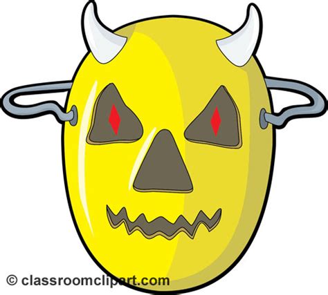 Halloween : halloween_monster_mask_26 : Classroom Clipart