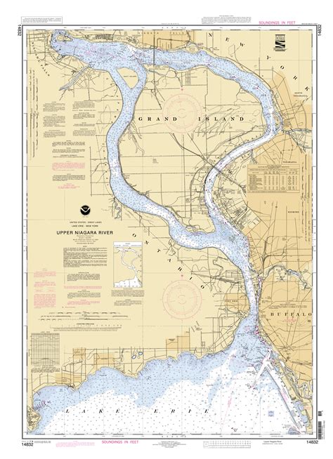 UPPER NIAGARA RIVER nautical chart - ΝΟΑΑ Charts - maps